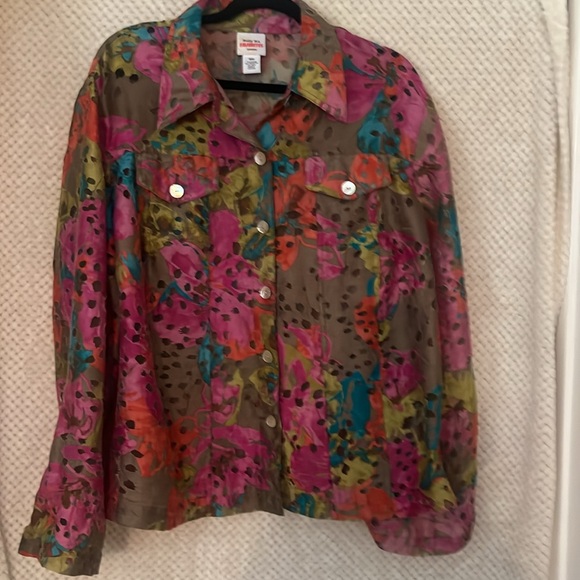 Ruby Rd. Multicolor Floral Blouse - Picture 2 of 6